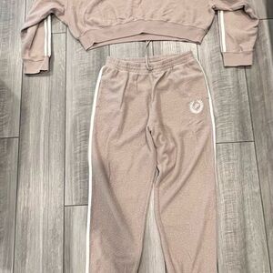 PINK Victoria's Secret Taupe Joggers